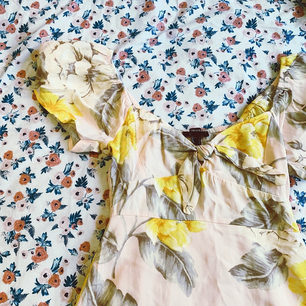 Floral mini dress